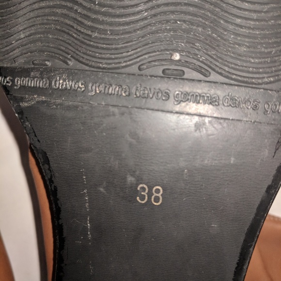 Italian Leather Boots Back Zipper - Picture 8 of 9